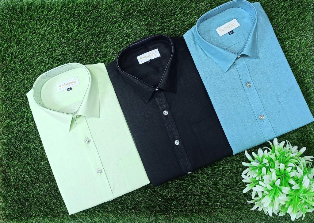 Pure Linen Shirts.