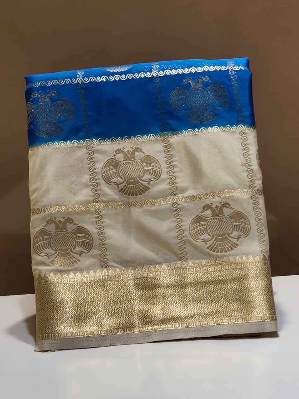 Semi Mysore Silk Saree.