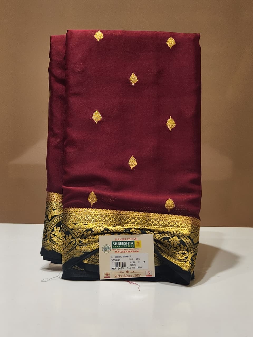 Semi Mysore Silk Saree.