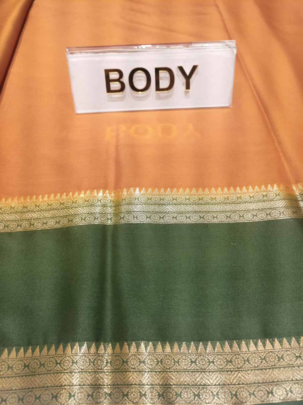 Semi Mysore Silk Saree.