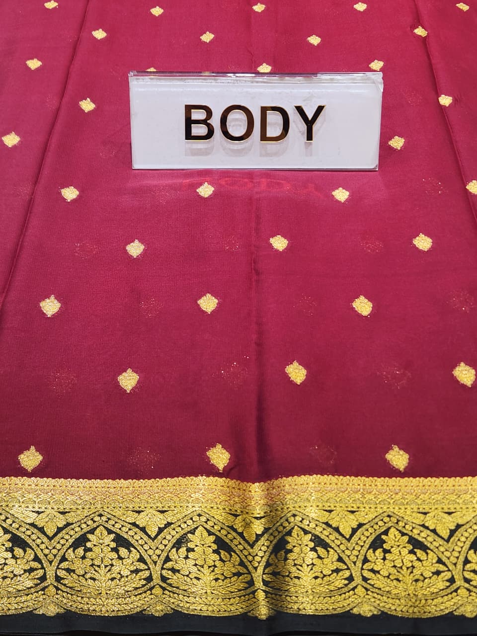 Semi Mysore Silk Saree.