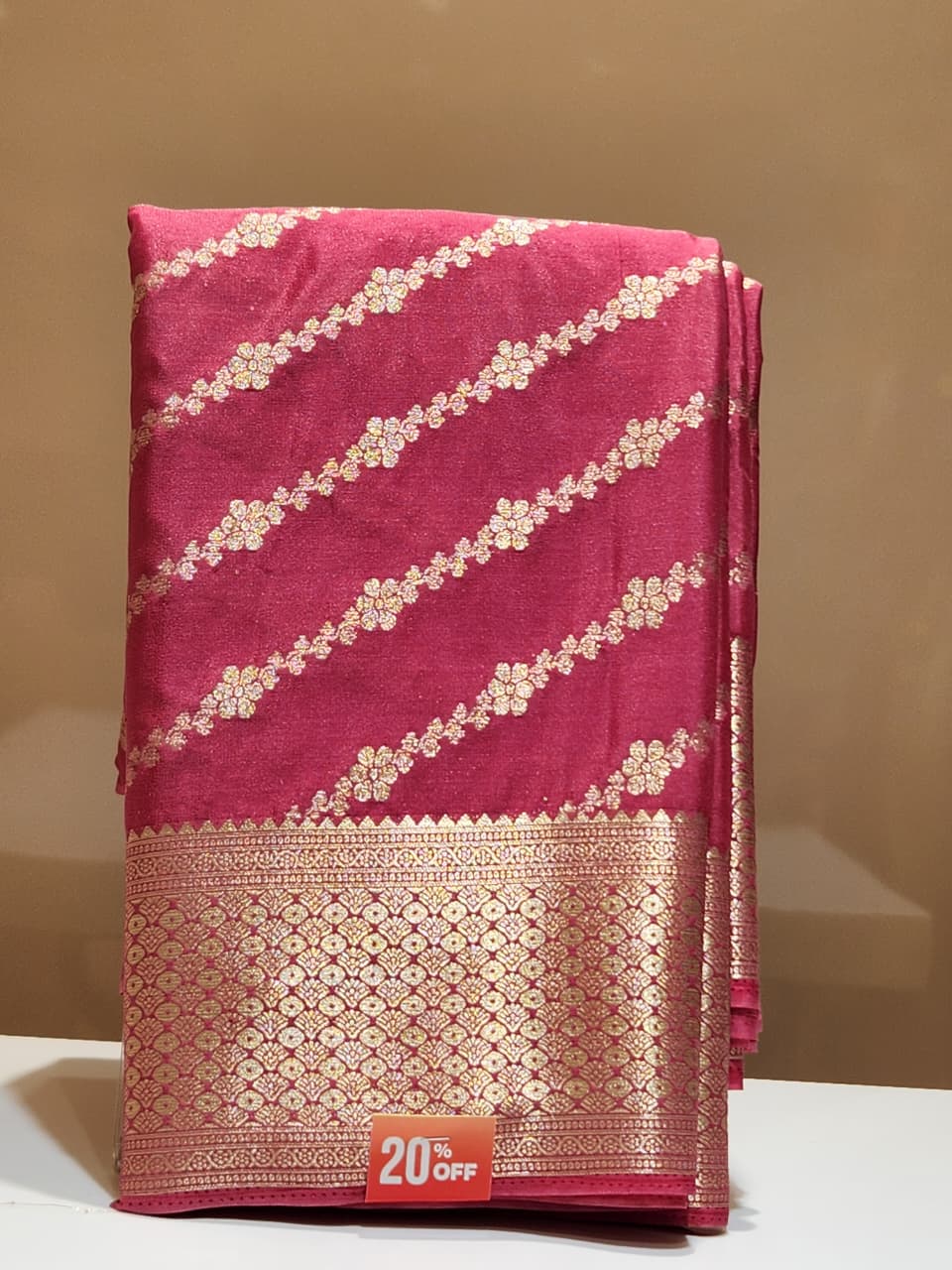 Semi Mysore Silk Saree.