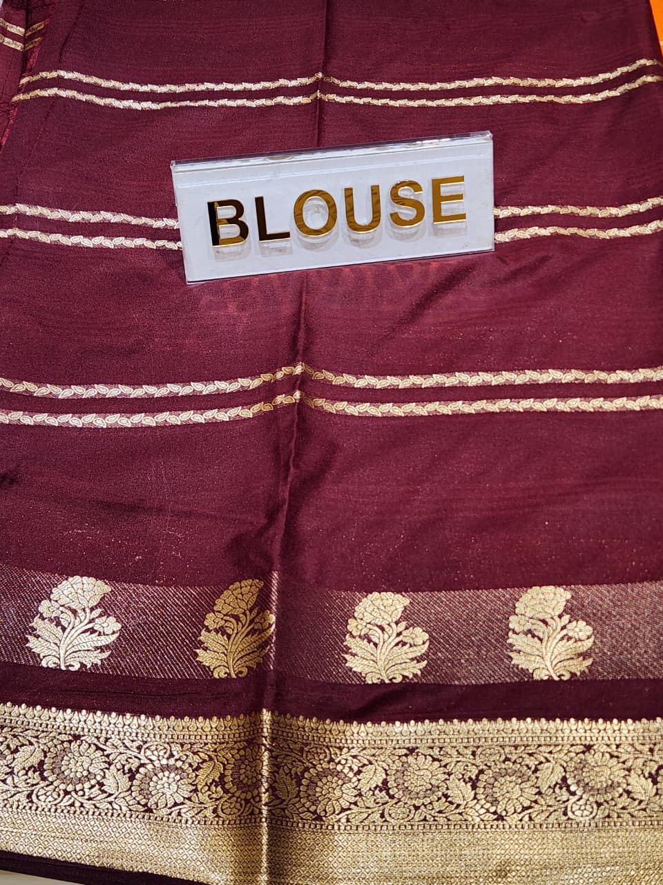 Semi Mysore Silk Saree.