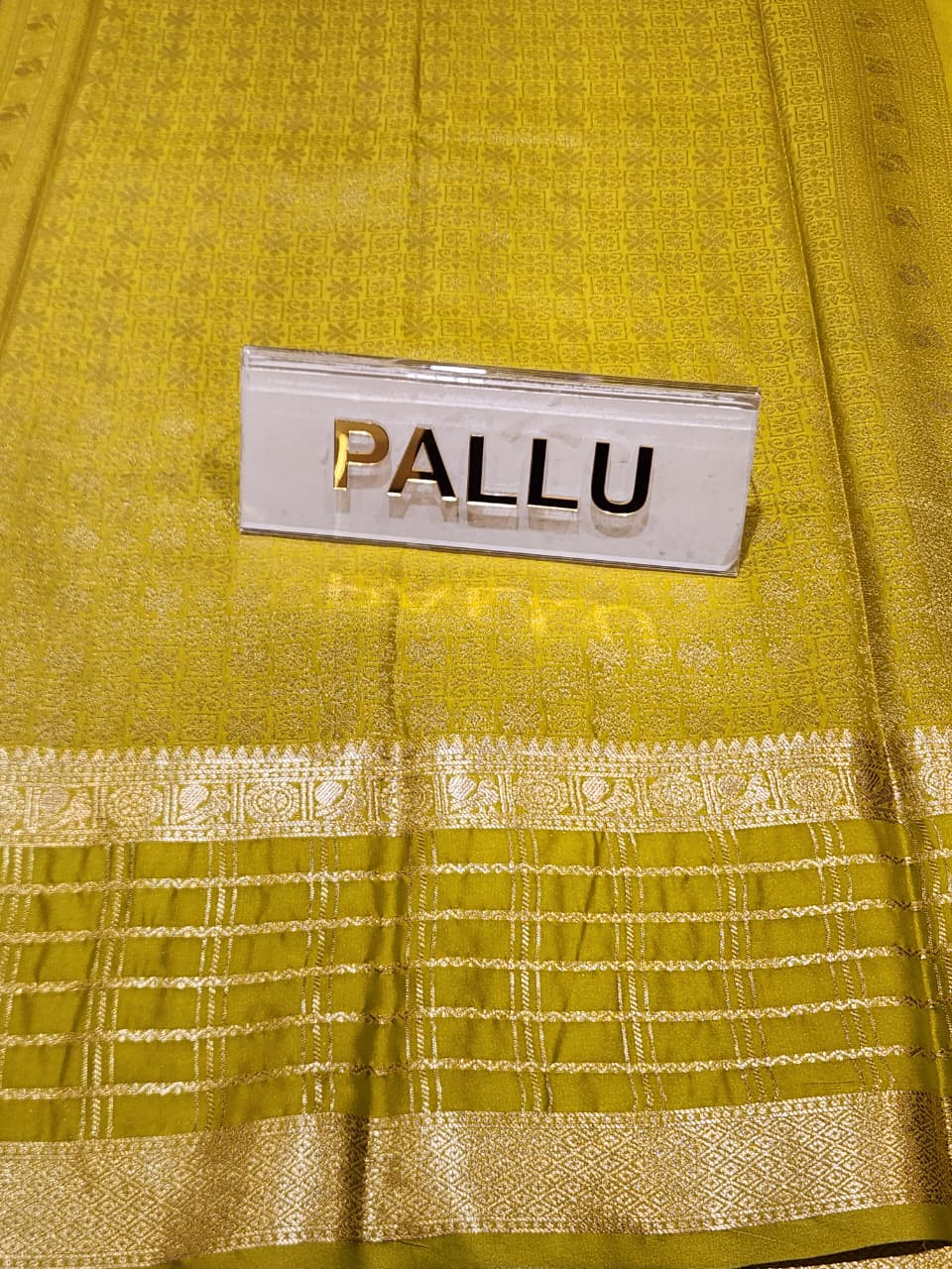 Semi Mysore Silk Saree.