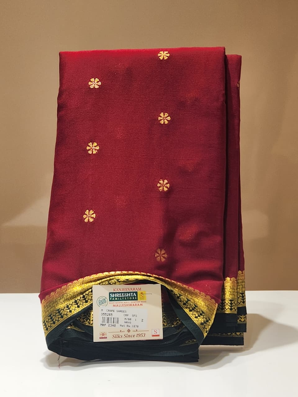 Semi Mysore Silk Saree.