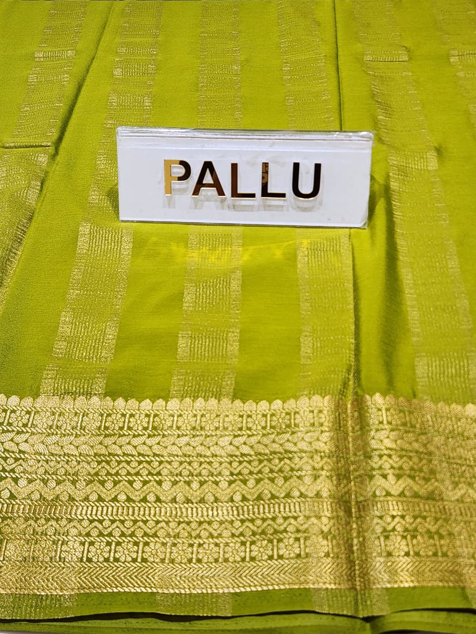 Semi Mysore Silk Saree.