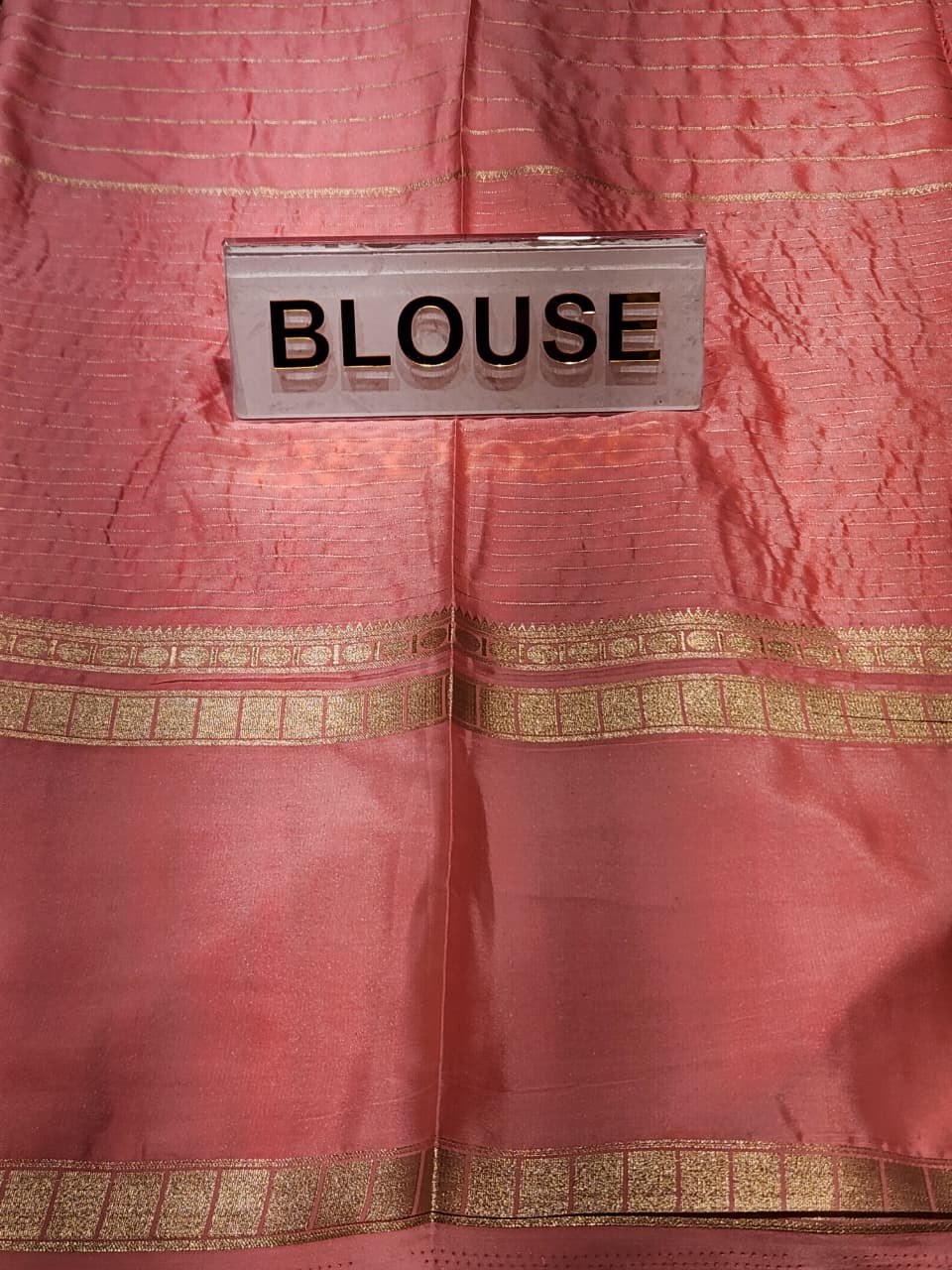 Semi Mysore Silk Saree.