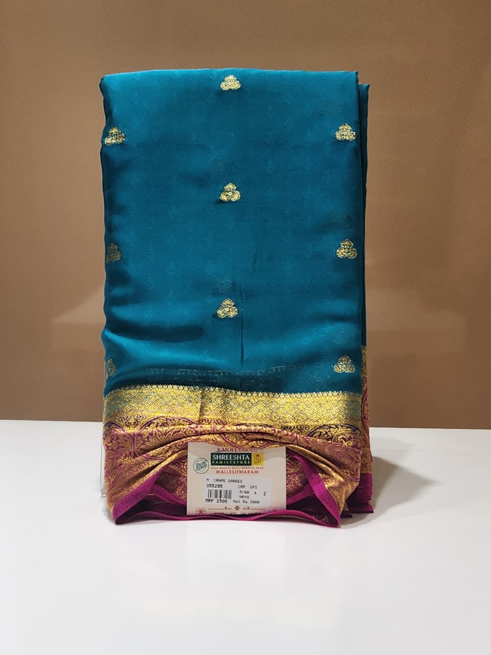 Semi Mysore Silk Saree.