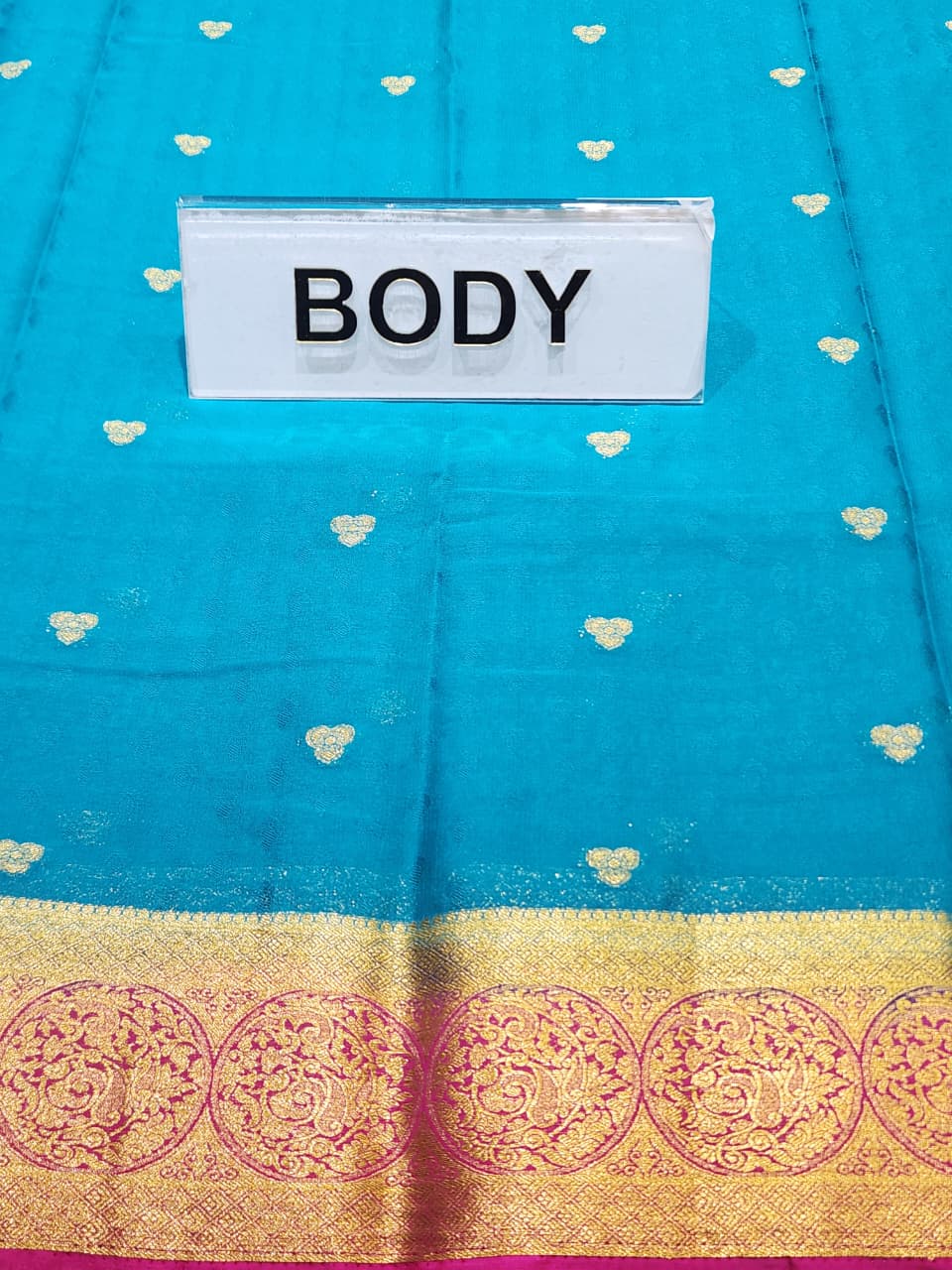Semi Mysore Silk Saree.