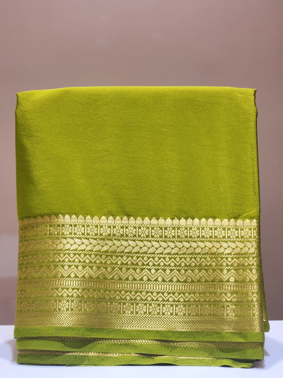 Semi Mysore Silk Saree.