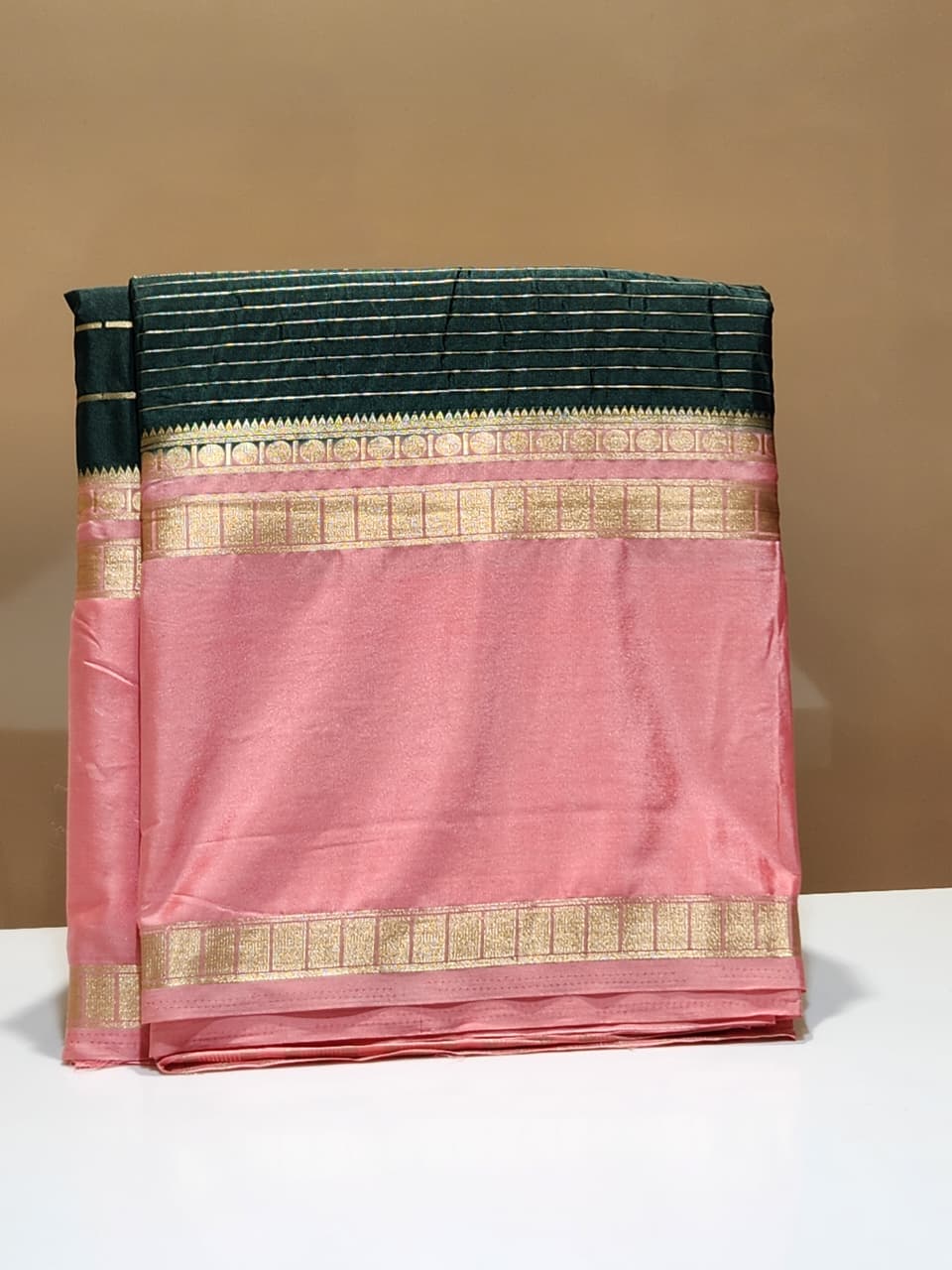 Semi Mysore Silk Saree.