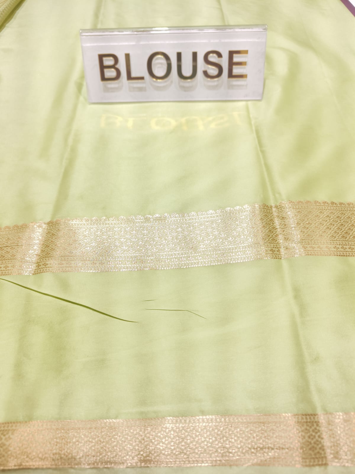 Semi Mysore Silk Saree.