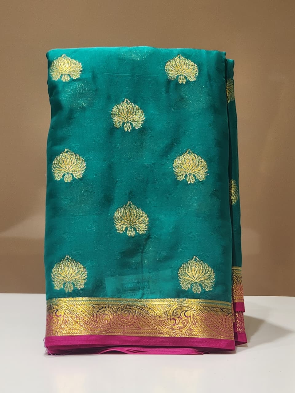 Semi Mysore Silk Saree.