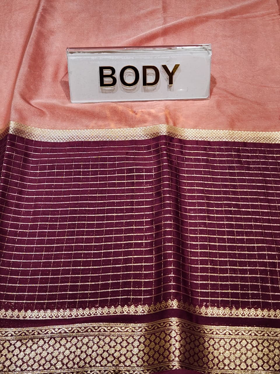 Semi Mysore Silk Saree.