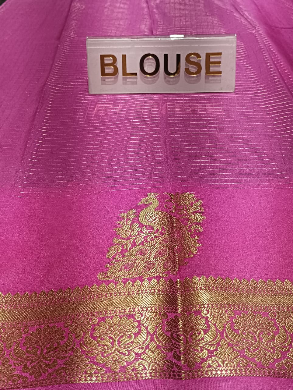 Semi Mysore Silk Saree.