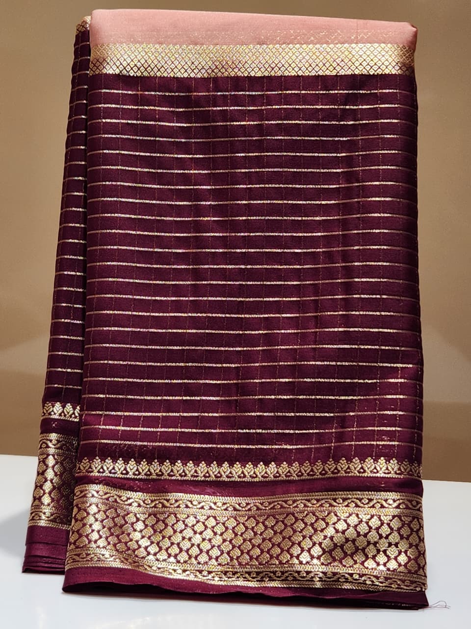 Semi Mysore Silk Saree.
