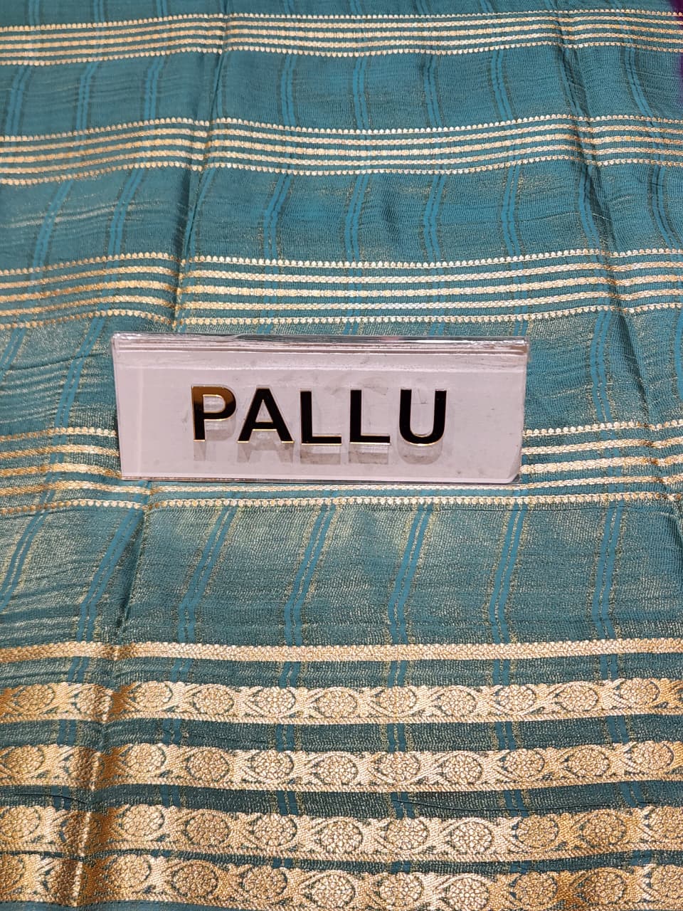 Semi Mysore Silk Saree.