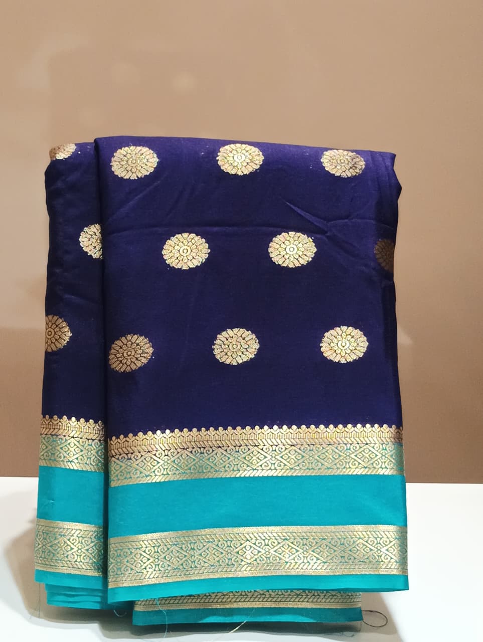 Semi Mysore Silk Saree.