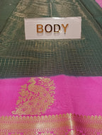 Semi Mysore Silk Saree.