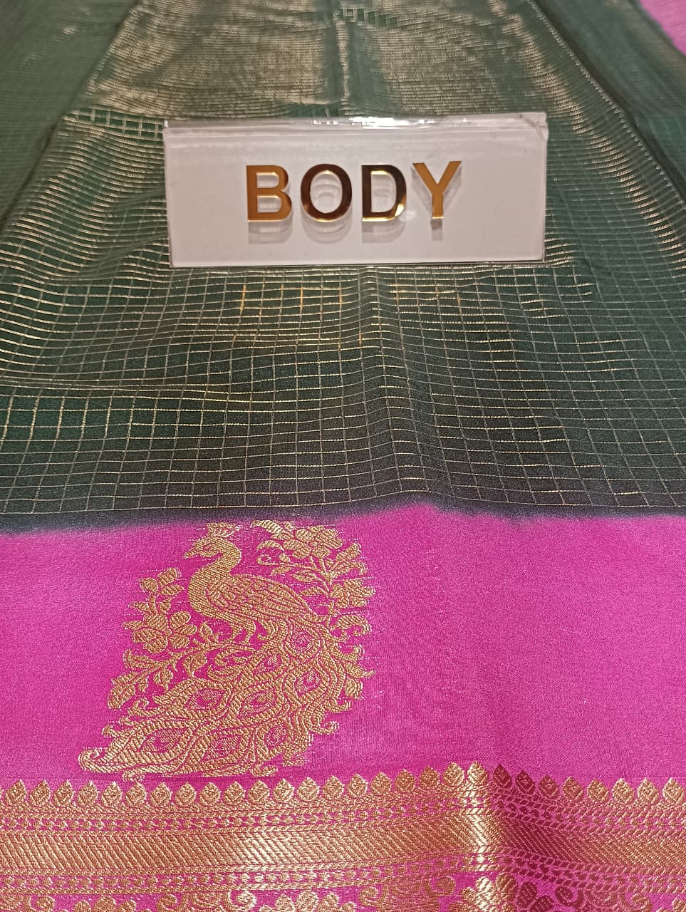 Semi Mysore Silk Saree.
