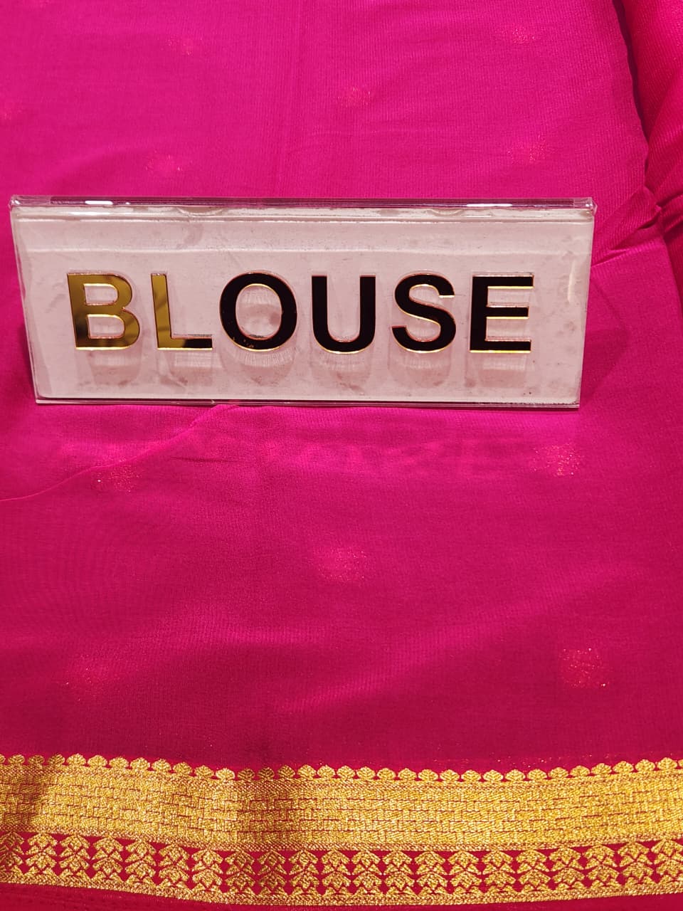 Semi Mysore Silk Saree.