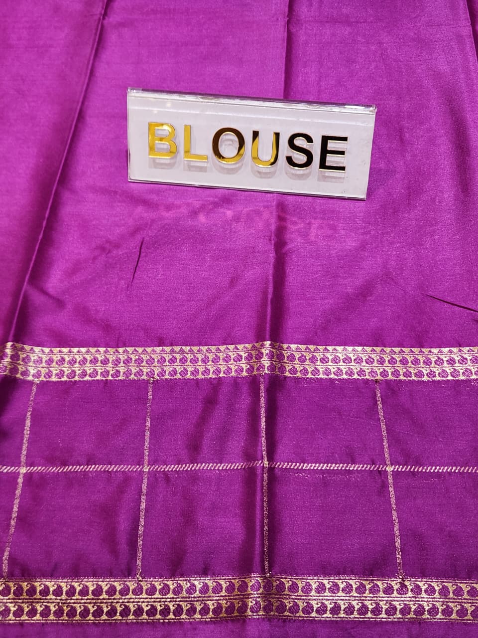 Semi Mysore Silk Saree.