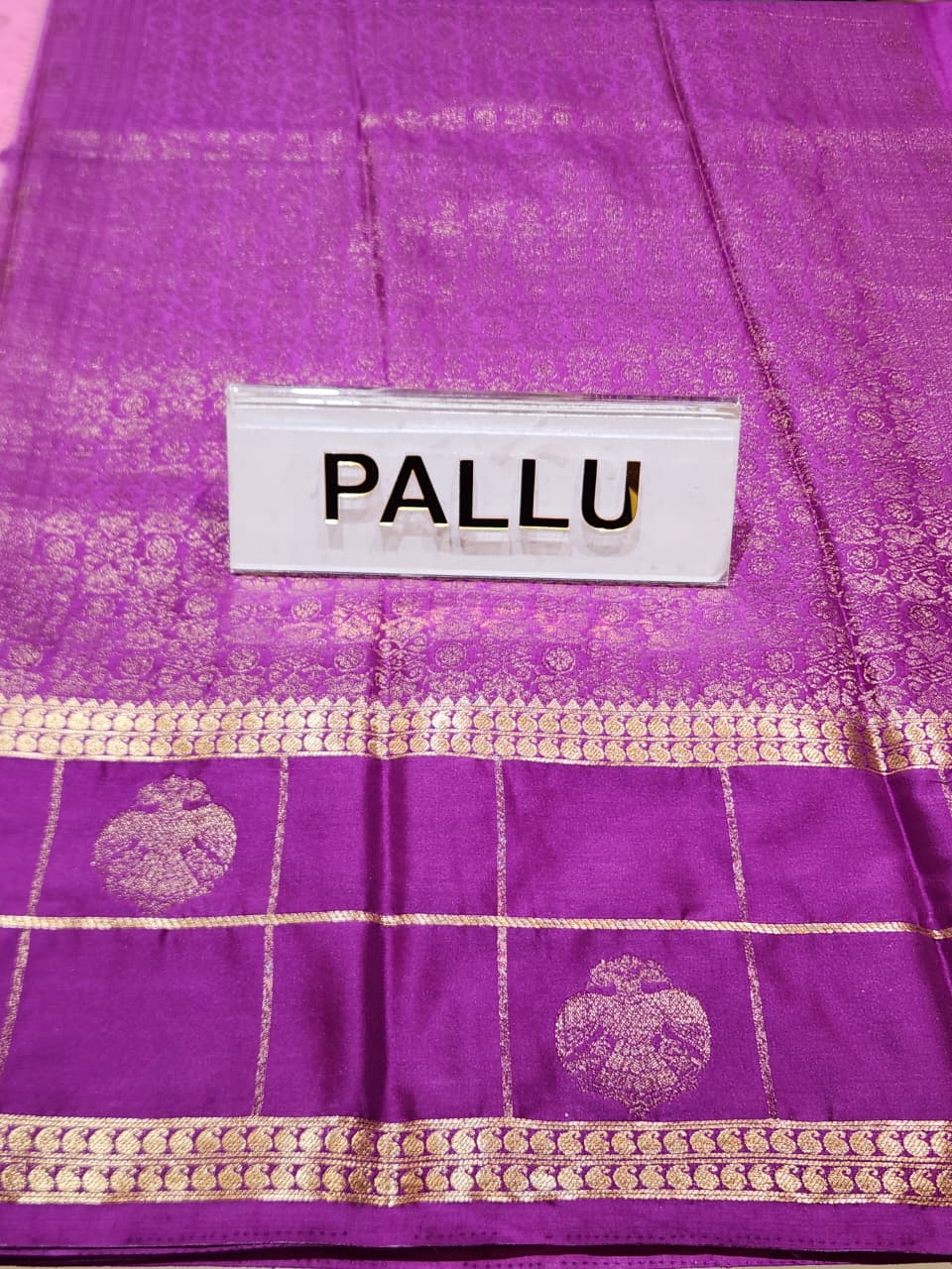 Semi Mysore Silk Saree.