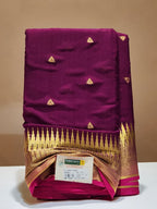 Semi Mysore Silk Saree.