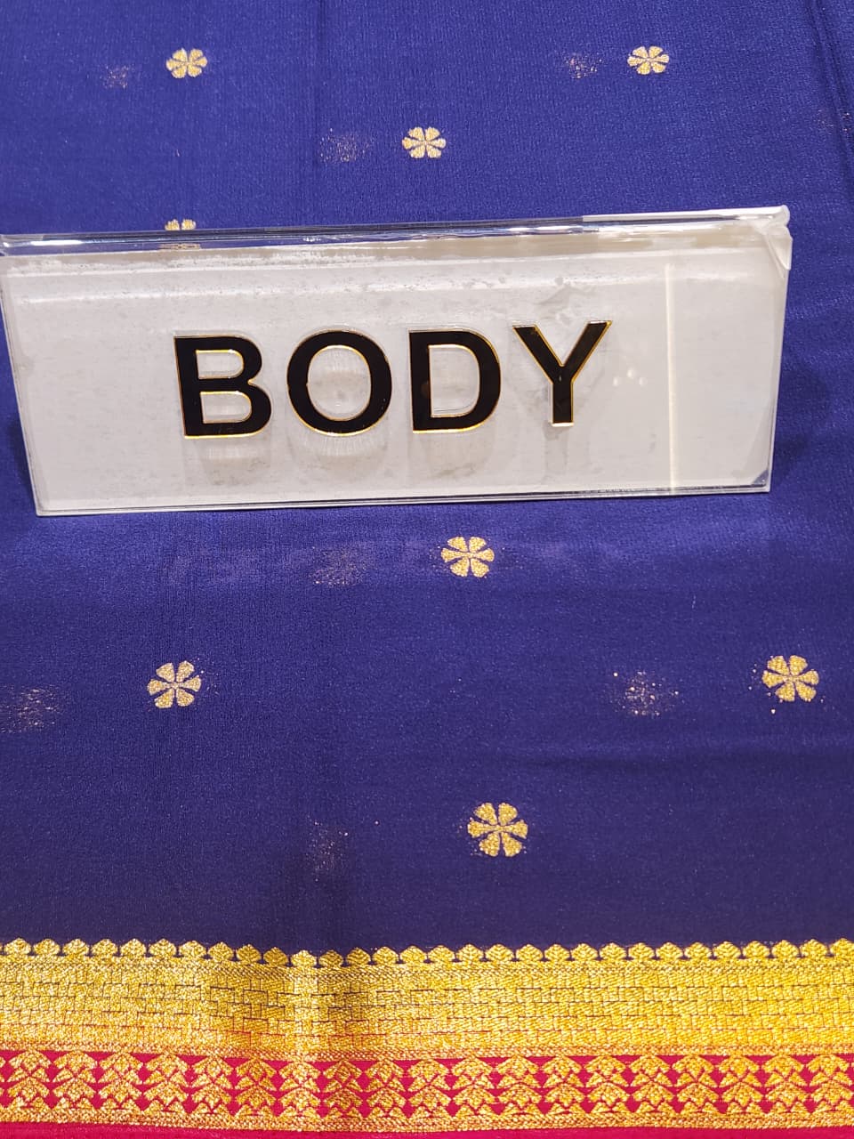Semi Mysore Silk Saree.