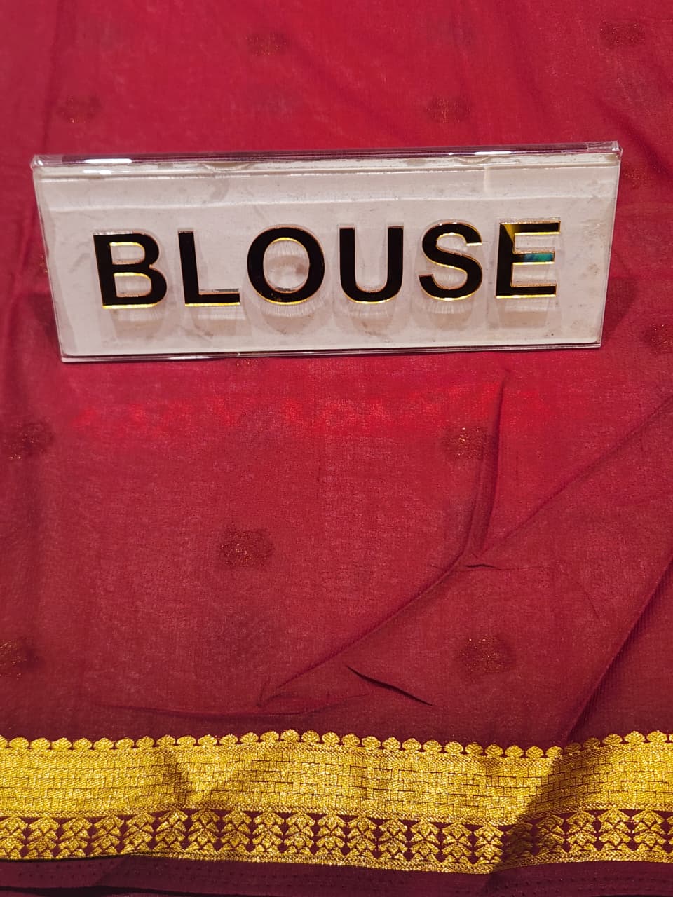 Semi Mysore Silk Saree.