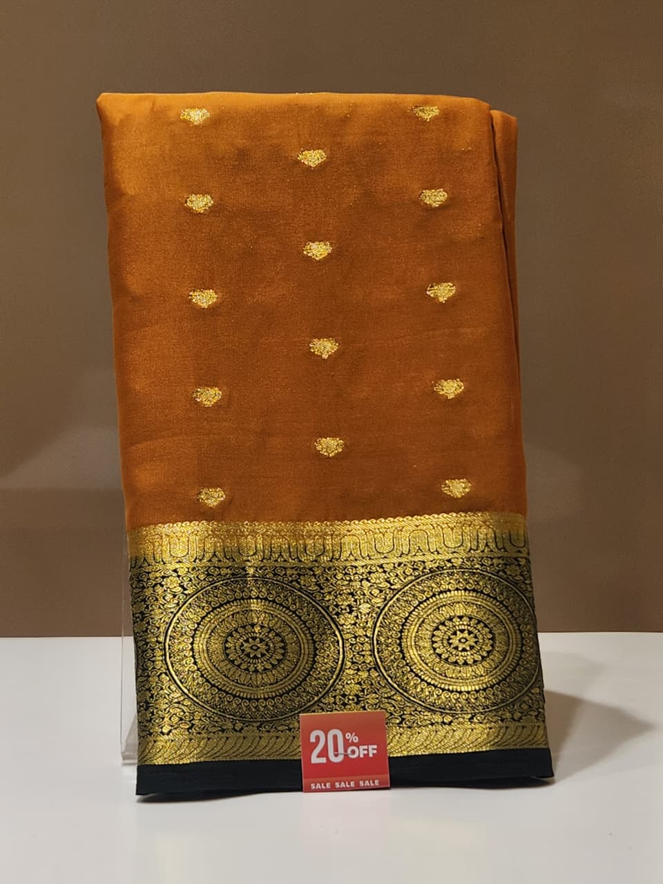 Semi Mysore Silk Saree.