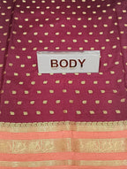 Semi Mysore Silk Saree.