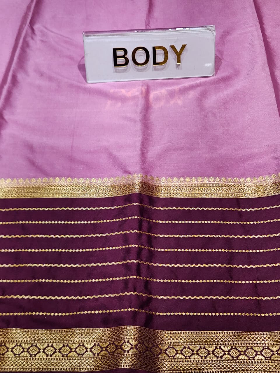 Semi Mysore Silk Saree.