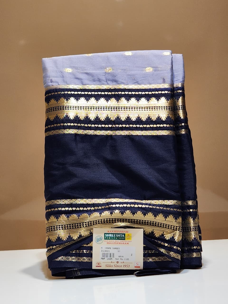 Semi Mysore Silk Saree.
