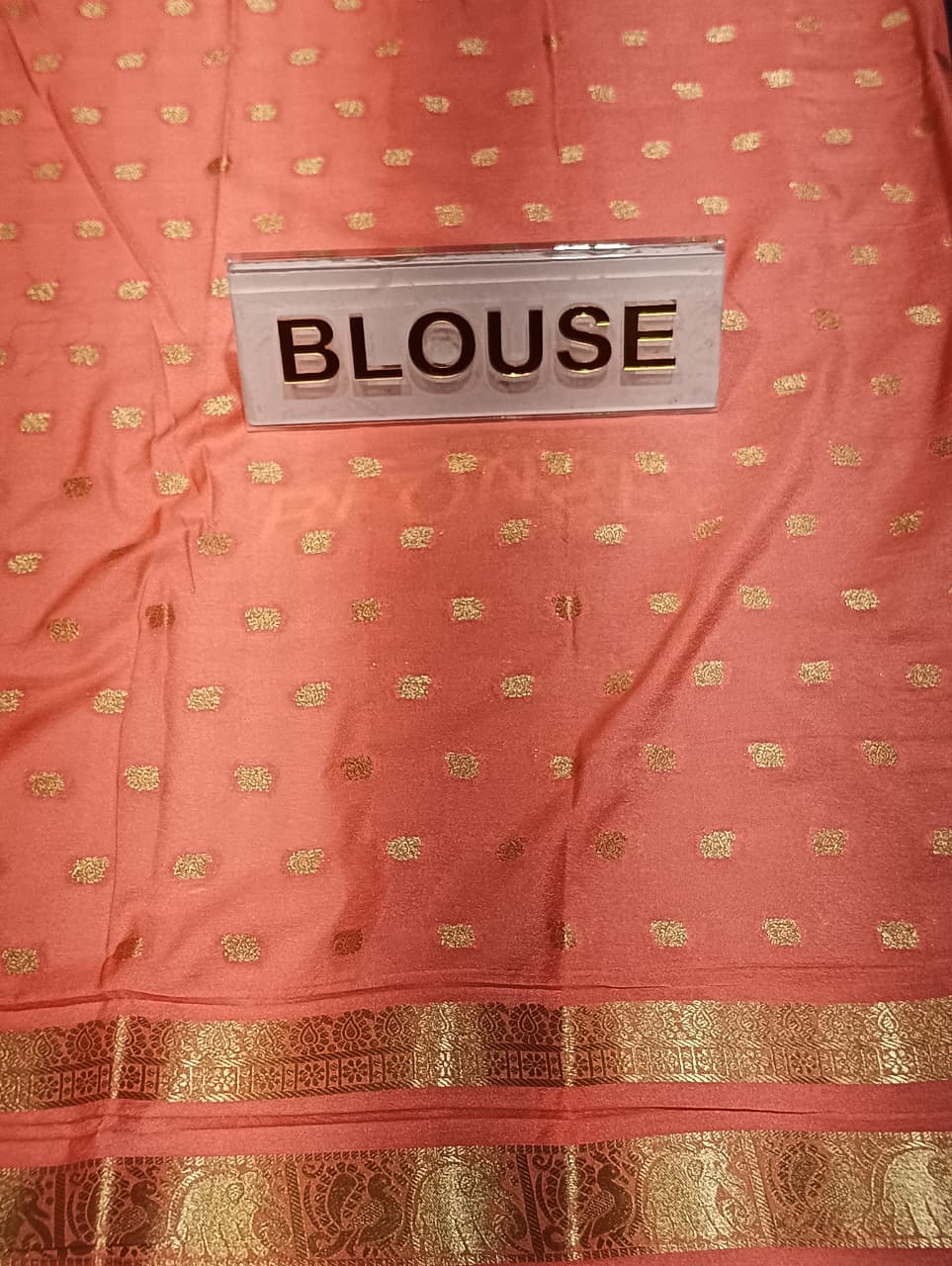 Semi Mysore Silk Saree.
