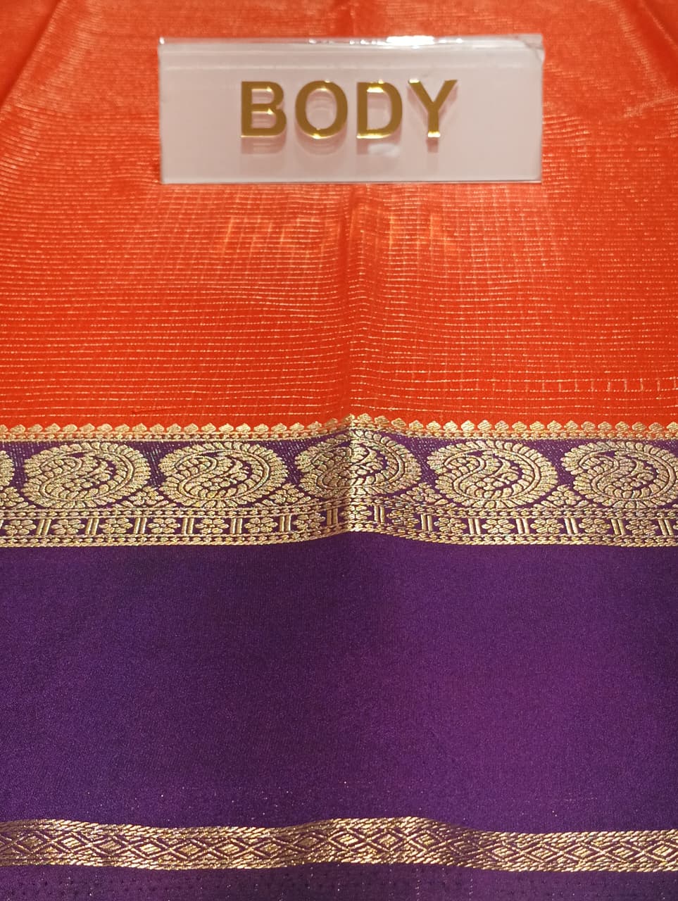 Semi Mysore Silk Saree.