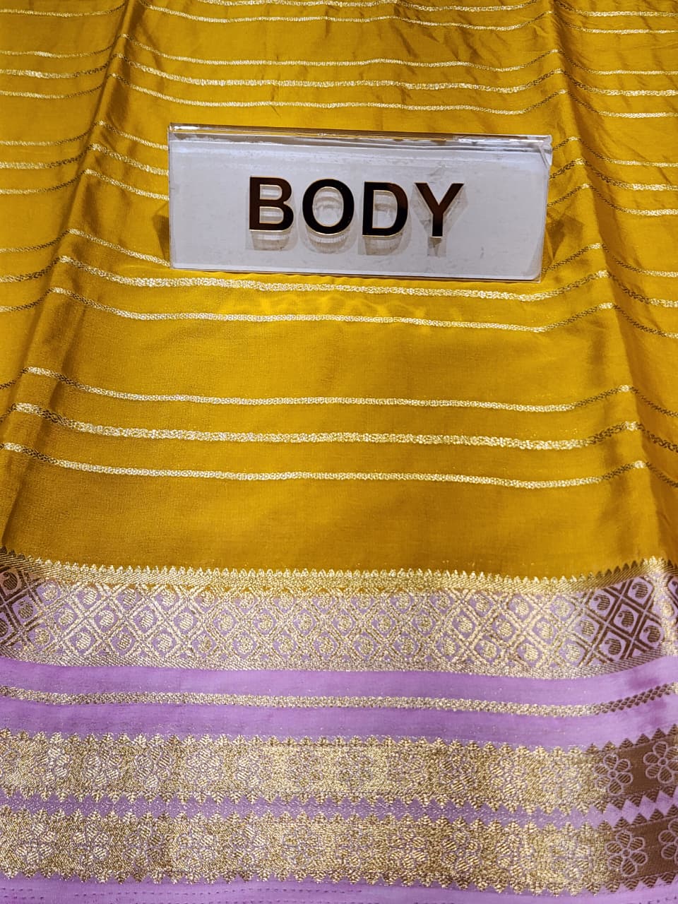 Semi Mysore Silk Saree.