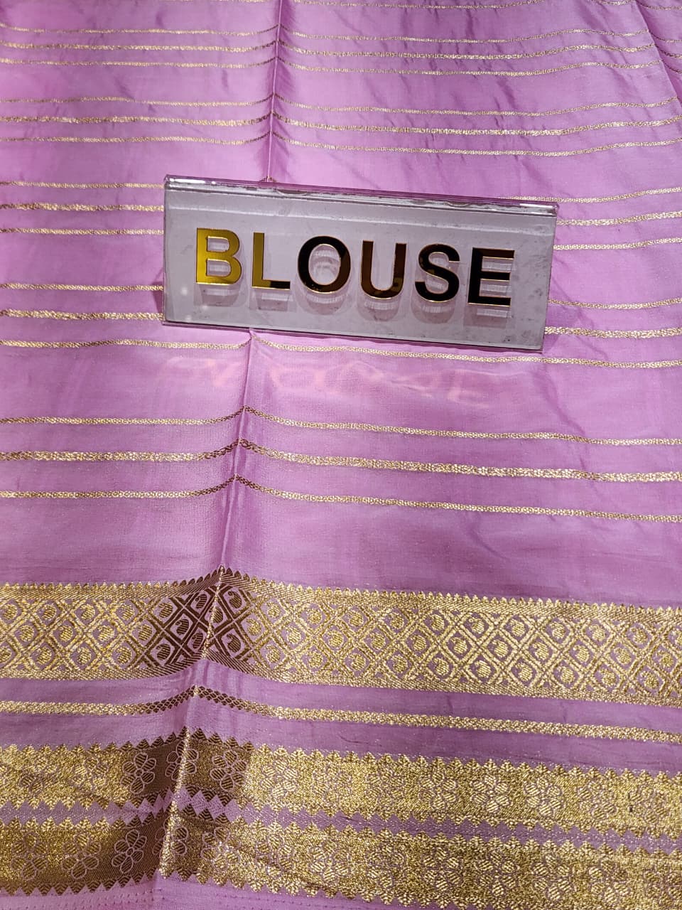 Semi Mysore Silk Saree.