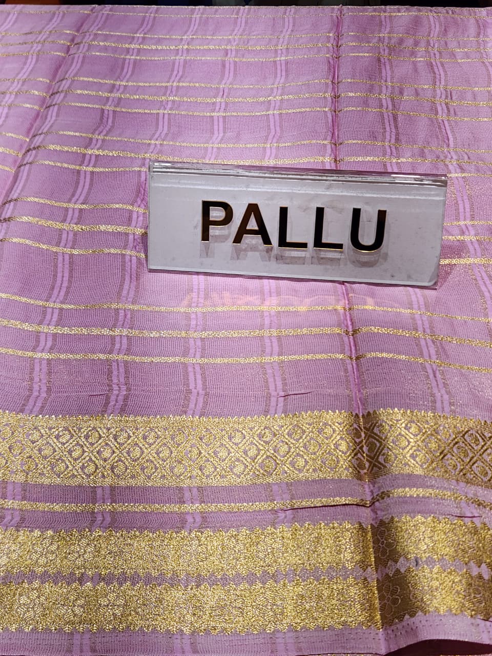 Semi Mysore Silk Saree.