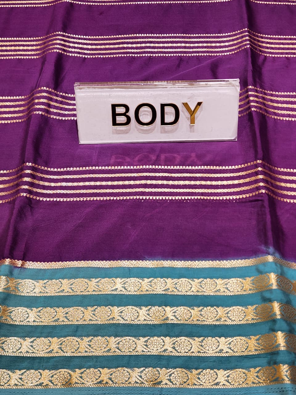 Semi Mysore Silk Saree.
