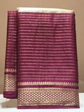 Semi Mysore Silk Saree.
