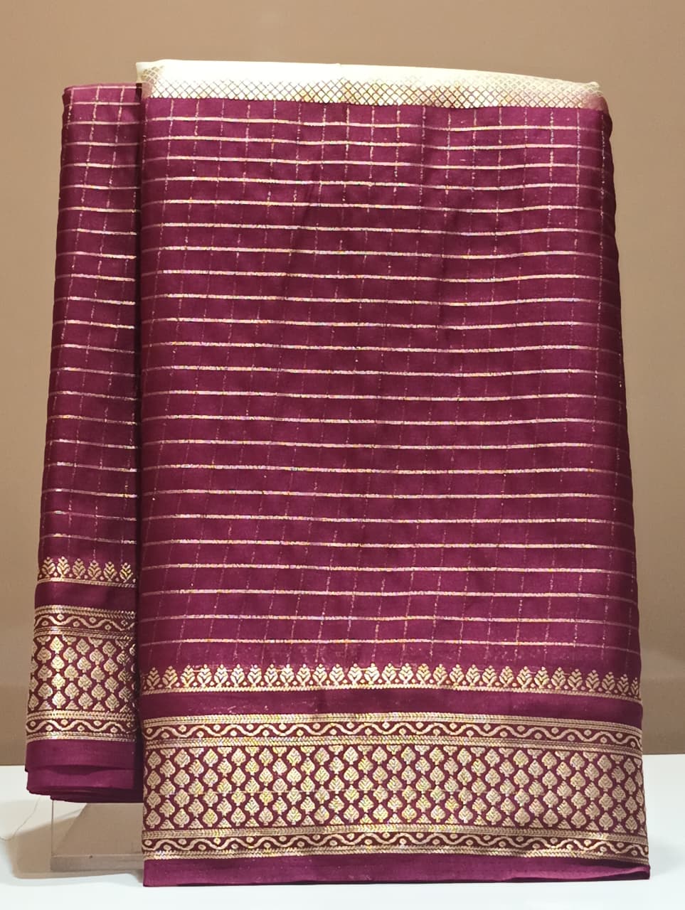 Semi Mysore Silk Saree.