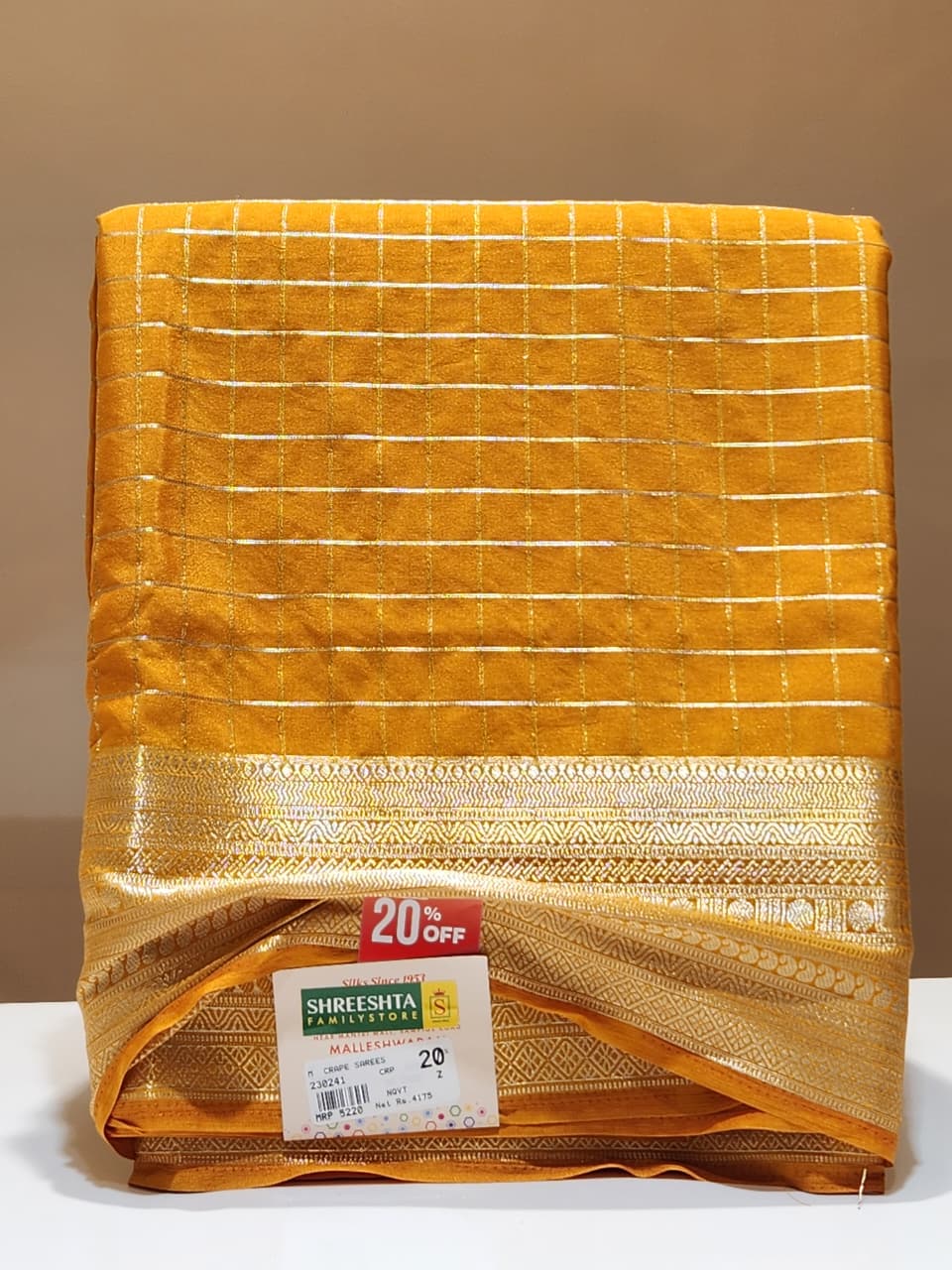 Semi Mysore Silk Saree.