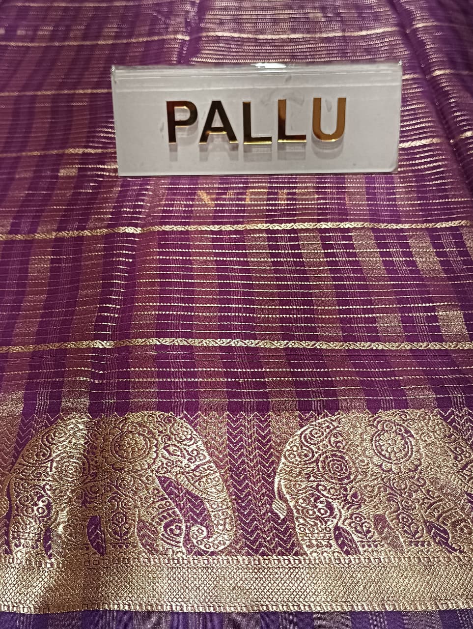 Semi Mysore Silk Saree.