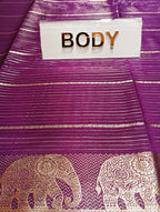 Semi Mysore Silk Saree.