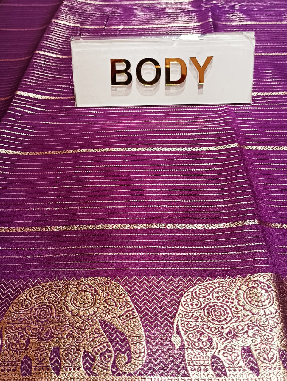 Semi Mysore Silk Saree.