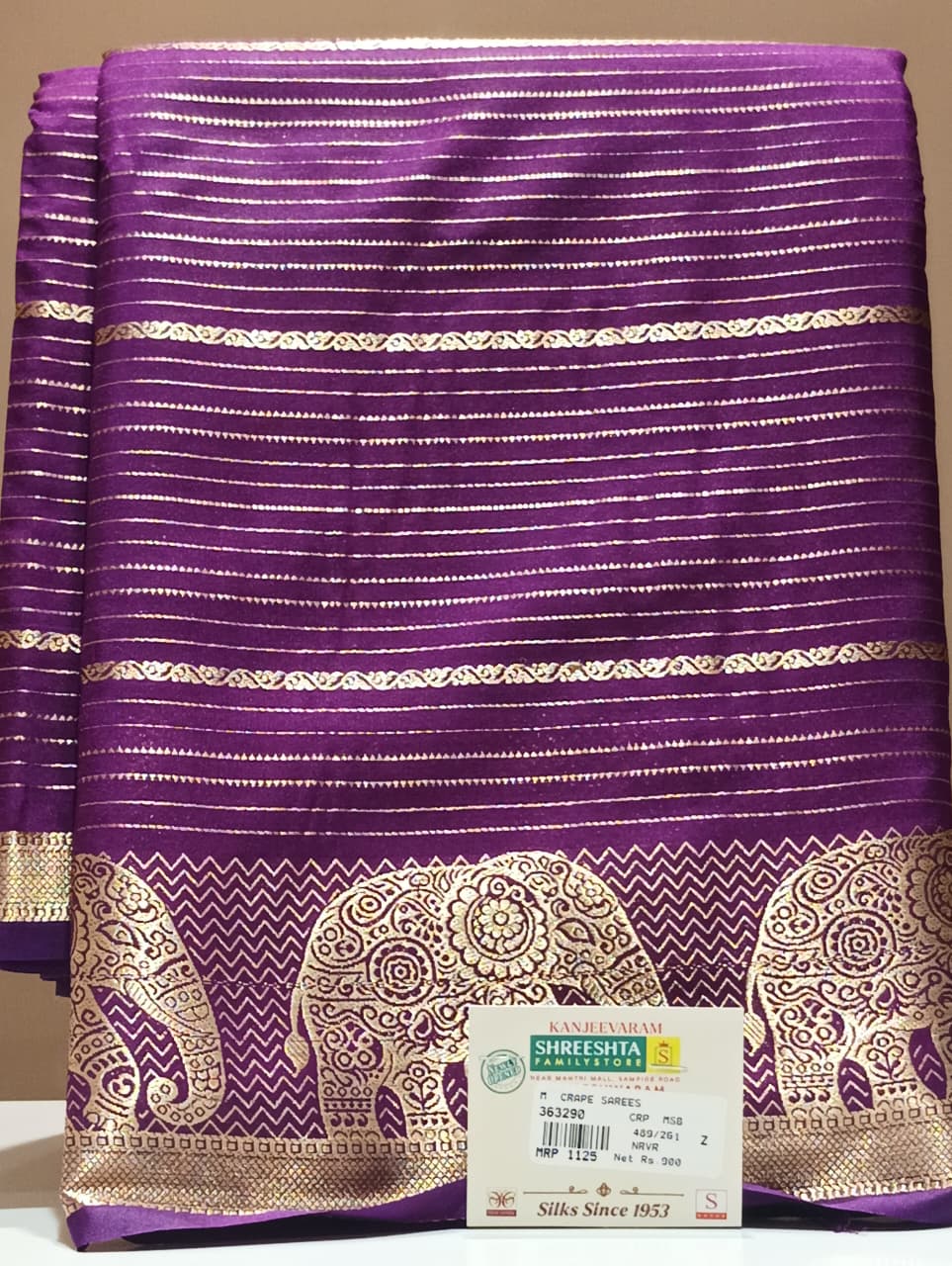 Semi Mysore Silk Saree.