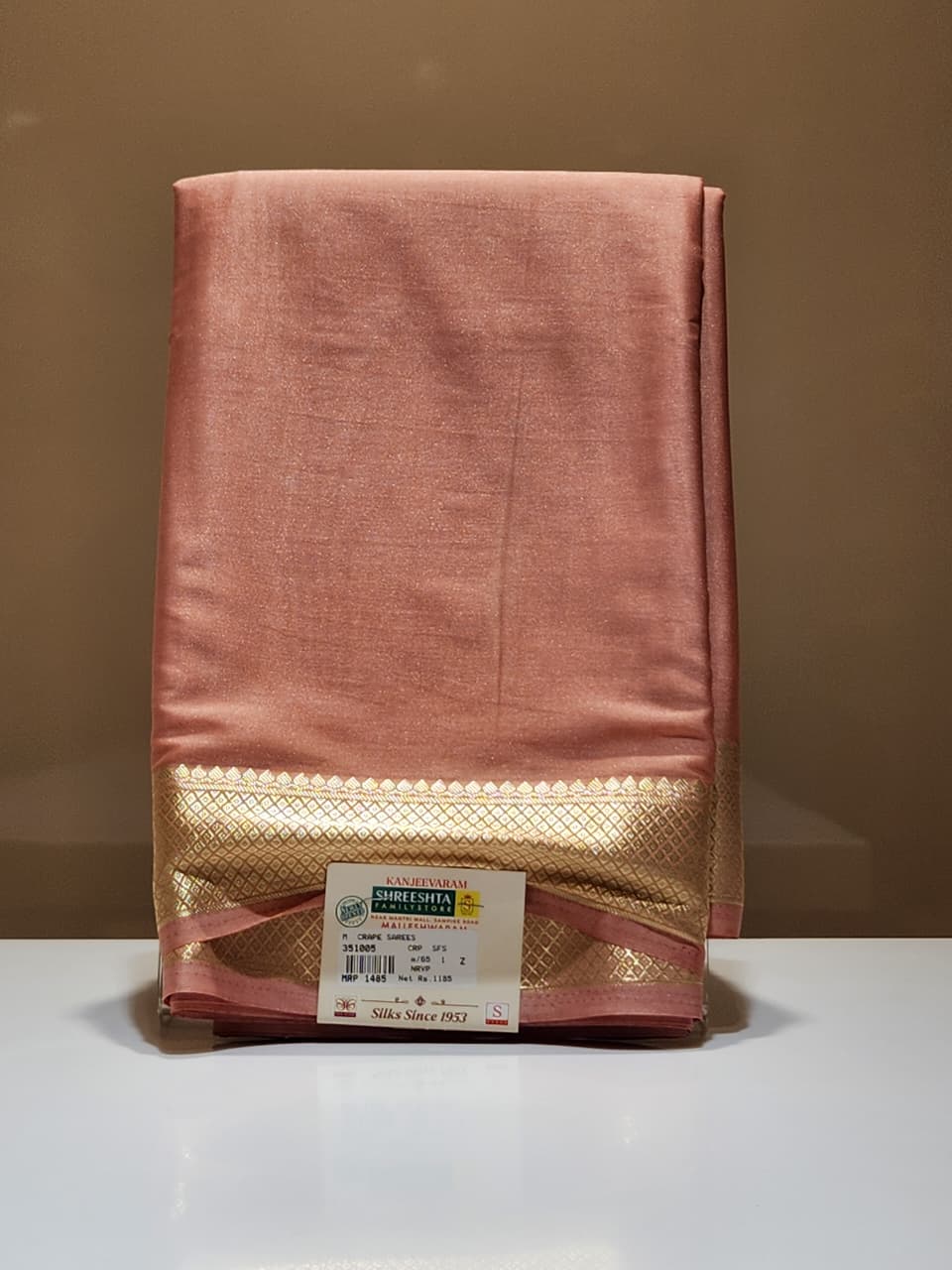 Semi Mysore Silk Saree.