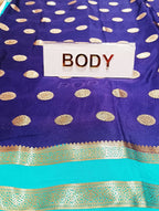 Semi Mysore Silk Saree.