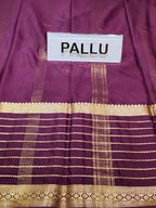 Semi Mysore Silk Saree.